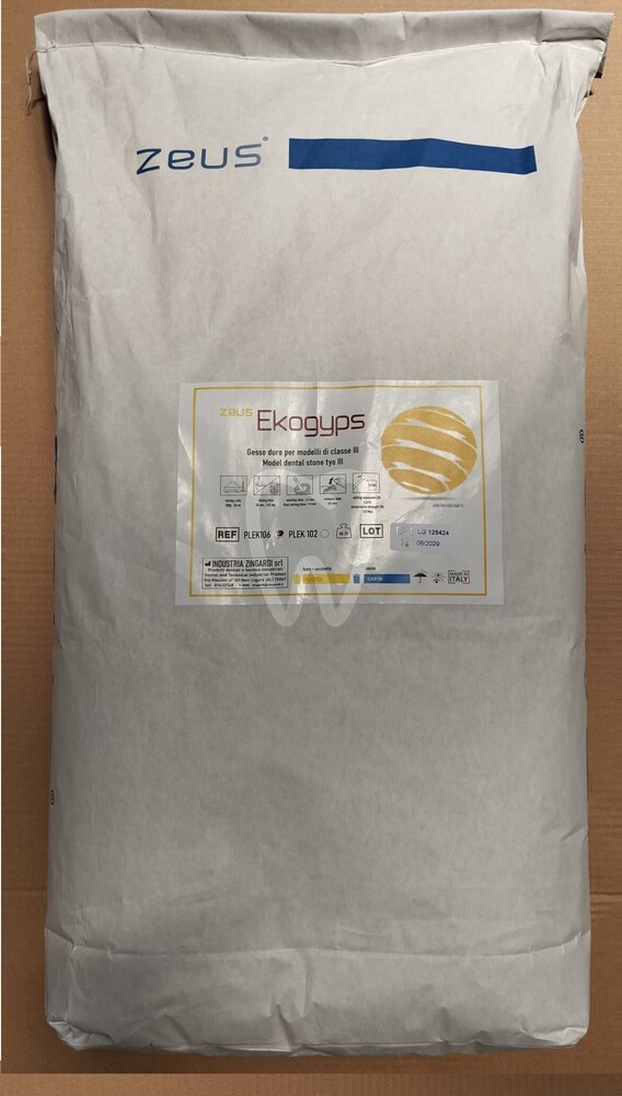 Ekogyps zeus giallo gesso tipo 3 materiali di consumo per l'elaborazione di modelli zeta zingardi